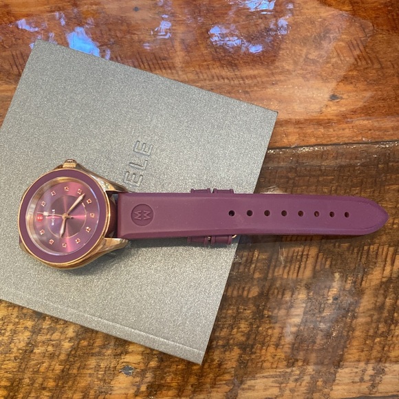 Michele Cape Topaz Rose Gold Berry Watch - Picture 4 of 5